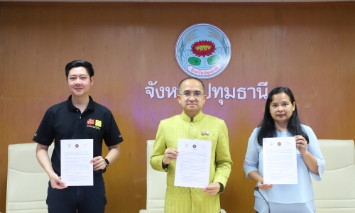 #ครอบครัวปศุสัตว์ปทุมธานี  “ทำด้วยใจ ทำให้ไว ทำได้จริง”  ร่วมลงนามบันทึกข้อตกลงความร่วมมือ MOU เพื่อการประสานความร่วมมือในการดำเนินการตามโครงการบริหารจัดการประชากรสุนัขและแมวอย่างยั่งยืน ในจังหวัดปทุมธานี